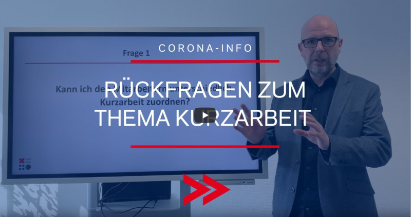 Video Vorschaubild - Rückfragen zum Thema Kurzarbeit